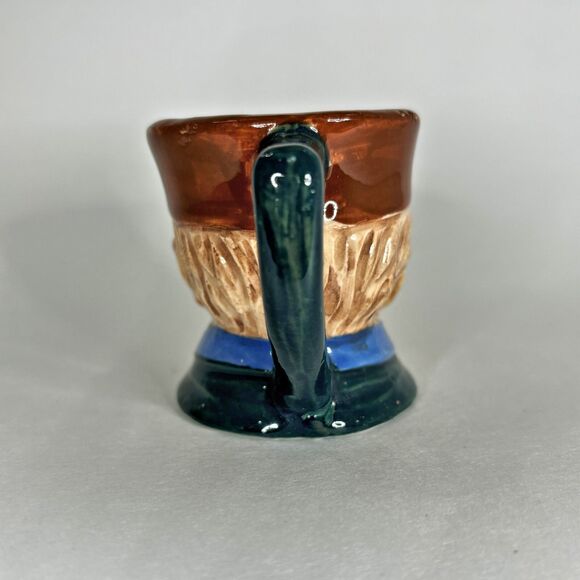Vintage Character Face Toby Mug Made Japan Mini Creamer Estate Colonial Vintage - Picture 3 of 7